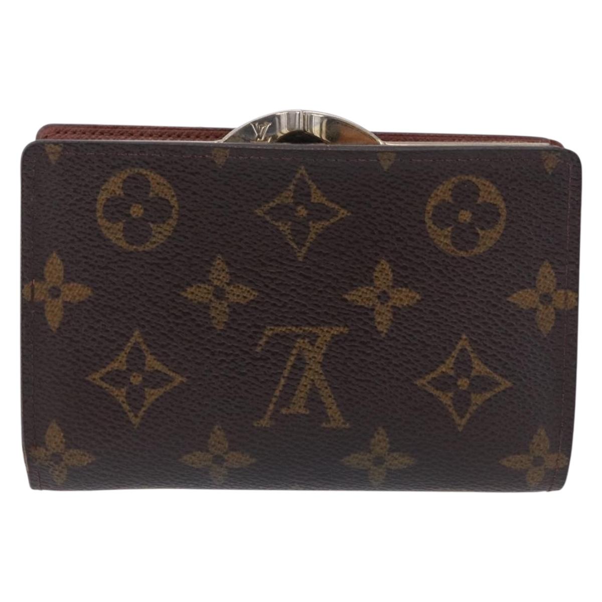 LOUIS VUITTON Monogram Portefeuille Viennois Bifold Wallet M61674 Auth 194474A