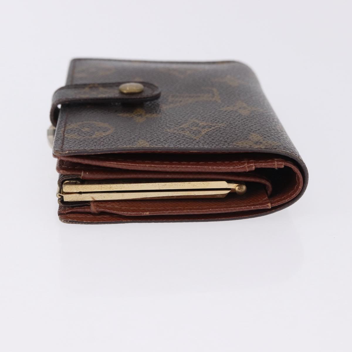 LOUIS VUITTON Monogram Portefeuille Viennois Bifold Wallet M61674 Auth 194474A