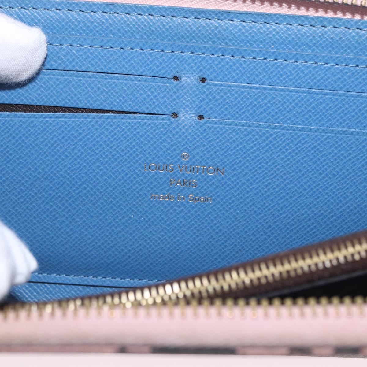 LOUIS VUITTON Monogram Portefeuille Clemence Long Wallet M60742 LV Auth 194475A