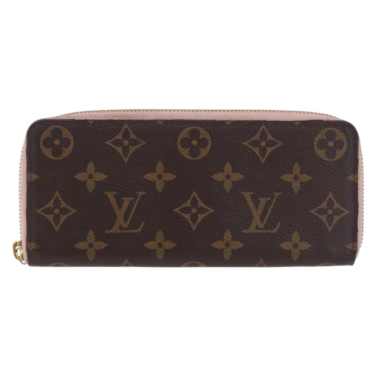LOUIS VUITTON Monogram Portefeuille Clemence Long Wallet M60742 LV Auth 194475A