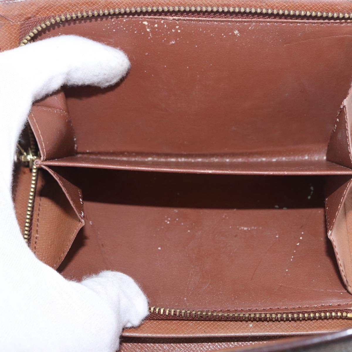 LOUIS VUITTON Monogram Porte Monnaie Billets Tresor Wallet M61730 Auth 194486A