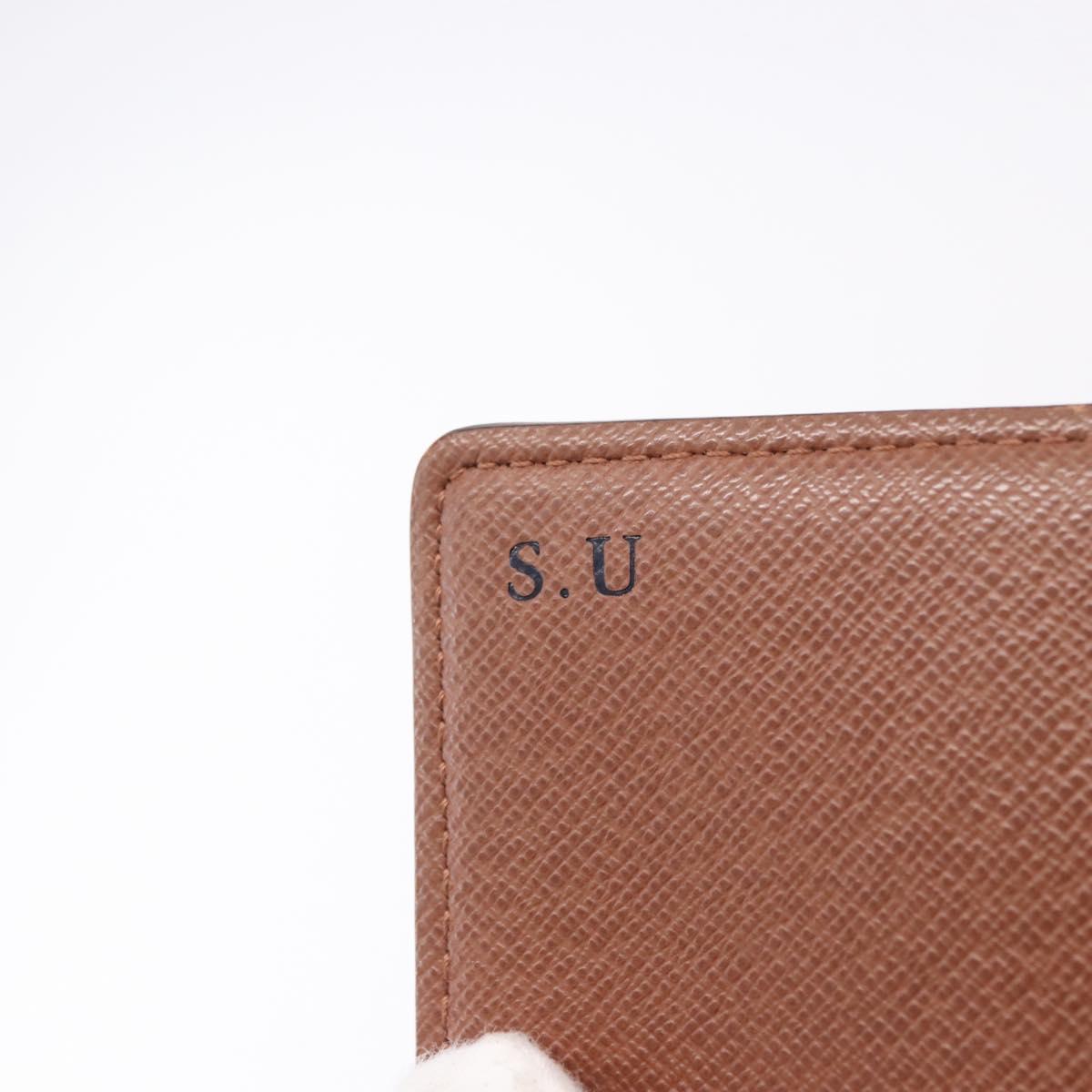 LOUIS VUITTON Monogram Porte Monnaie Billets Tresor Wallet M61730 Auth 194487A