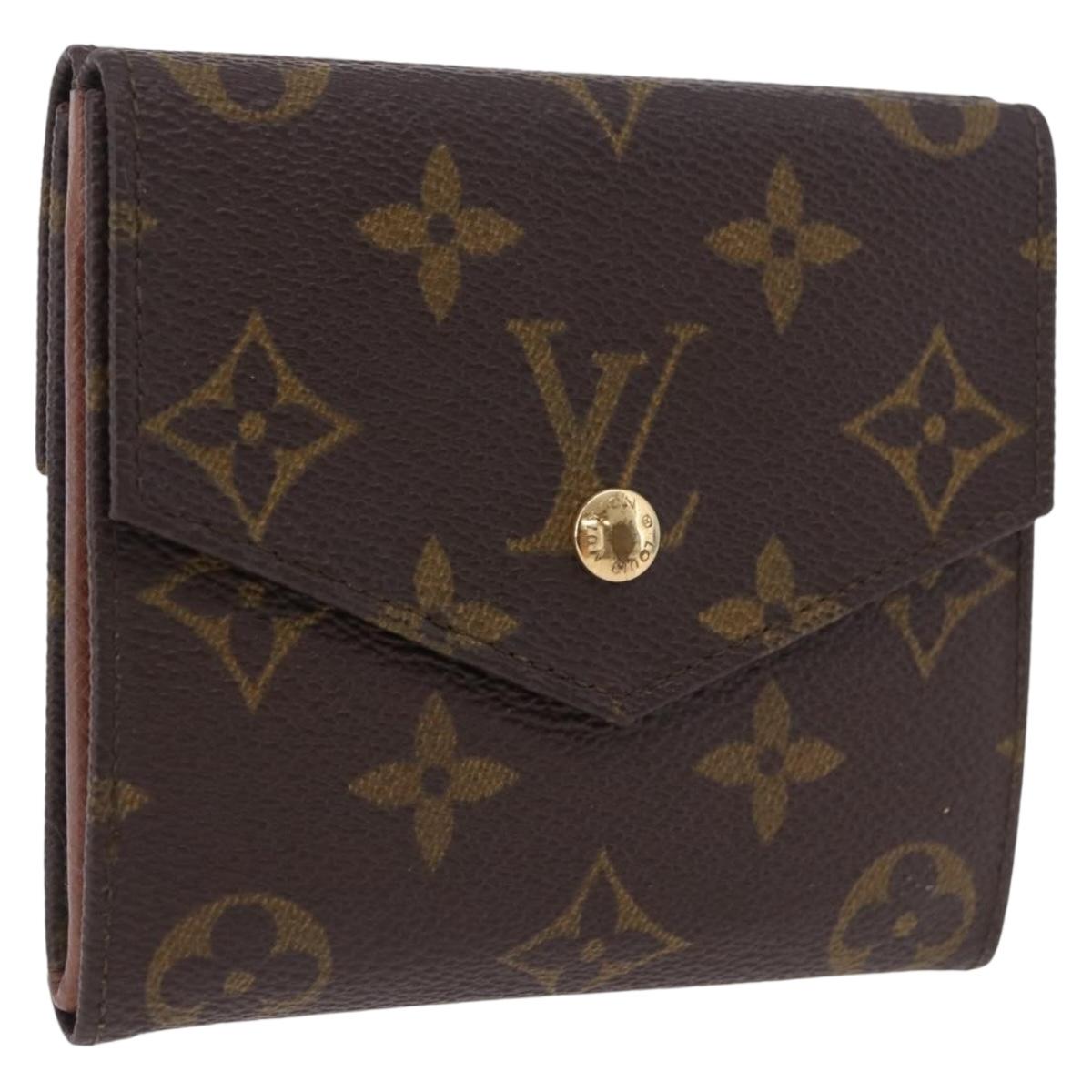 LOUIS VUITTON Monogram Portefeuille Victorine Wallet M62360 LV Auth 194488A