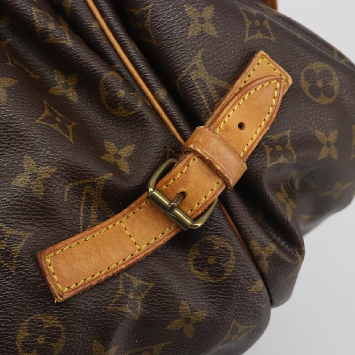 LOUIS VUITTON Monogram Saumur 35 Shoulder Bag M42254 LV Auth 194554