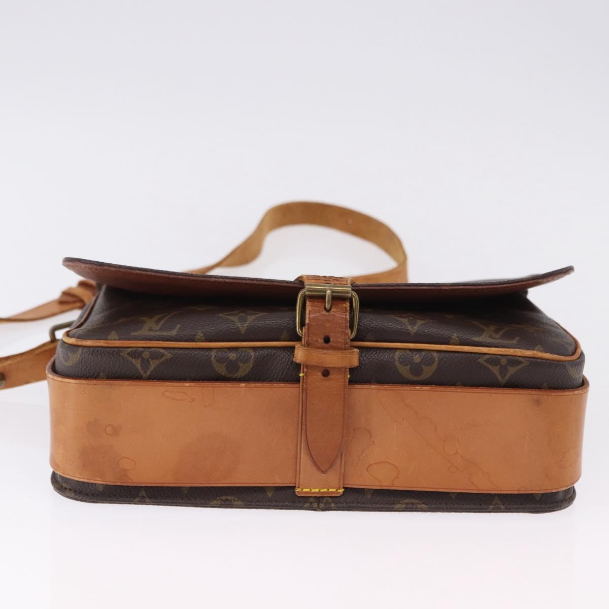LOUIS VUITTON Monogram Cartouchiere GM Shoulder Bag M51252 LV Auth 194556