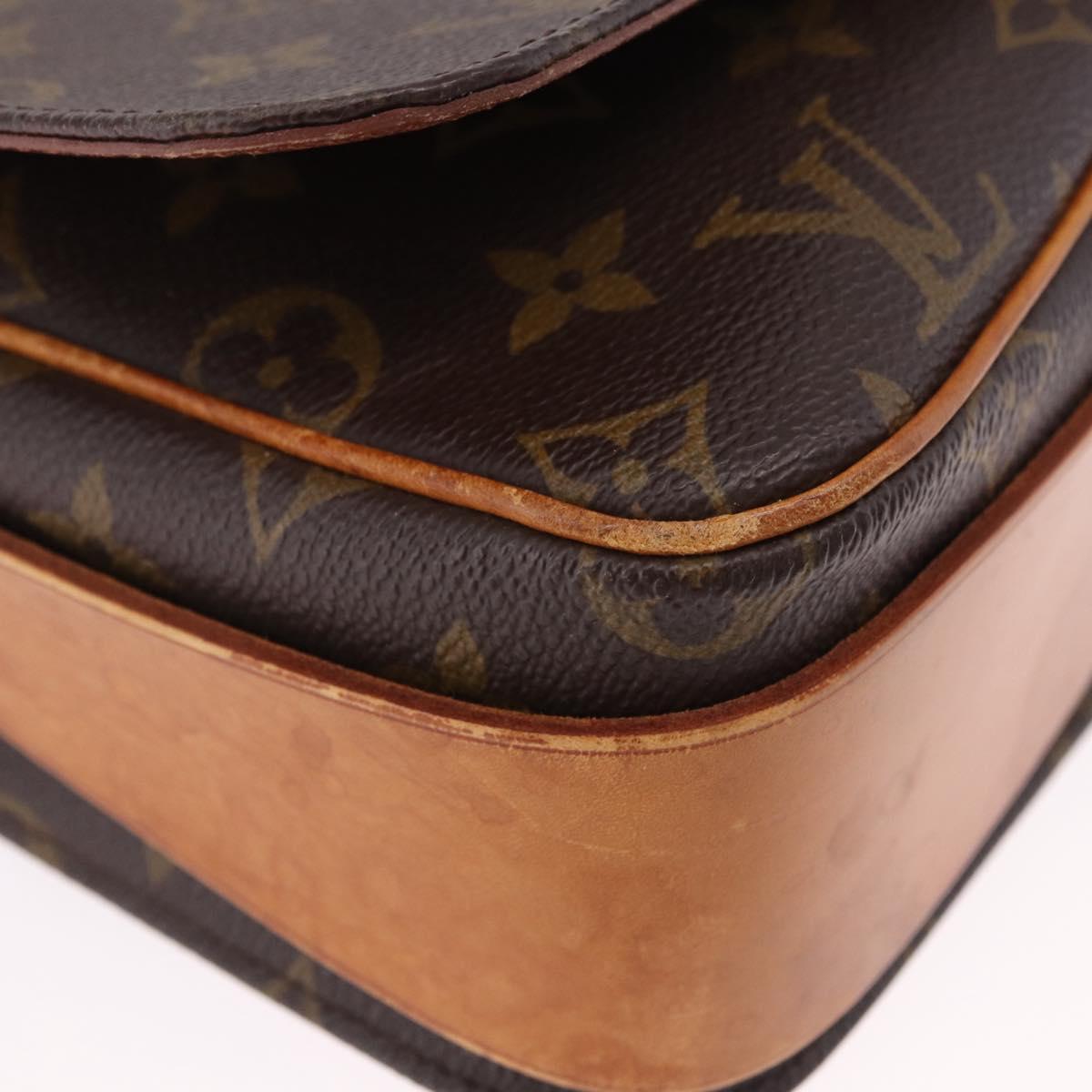 LOUIS VUITTON Monogram Cartouchiere GM Shoulder Bag M51252 LV Auth 194556