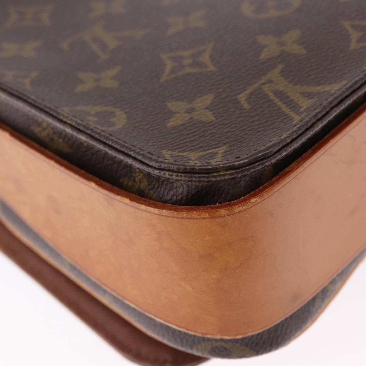 LOUIS VUITTON Monogram Cartouchiere GM Shoulder Bag M51252 LV Auth 194556