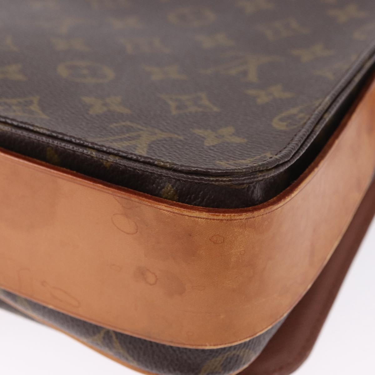 LOUIS VUITTON Monogram Cartouchiere GM Shoulder Bag M51252 LV Auth 194556
