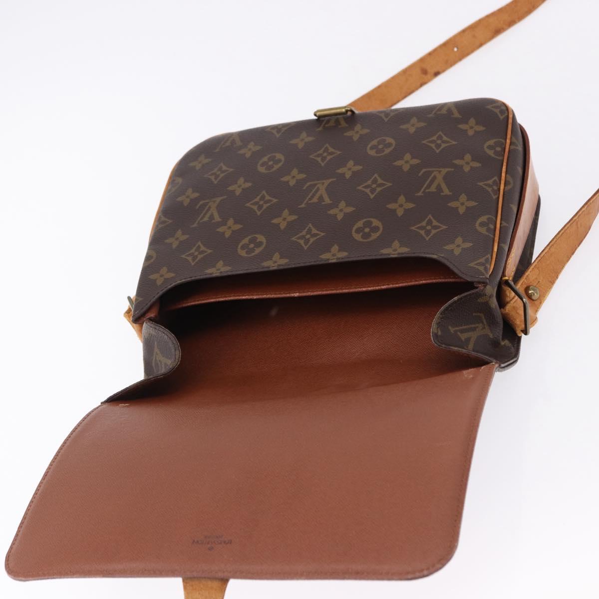 LOUIS VUITTON Monogram Cartouchiere GM Shoulder Bag M51252 LV Auth 194556