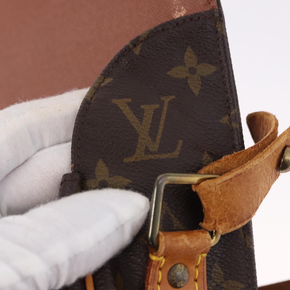 LOUIS VUITTON Monogram Cartouchiere GM Shoulder Bag M51252 LV Auth 194556