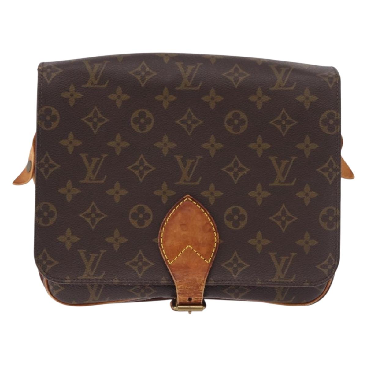 LOUIS VUITTON Monogram Cartouchiere GM Shoulder Bag M51252 LV Auth 194556