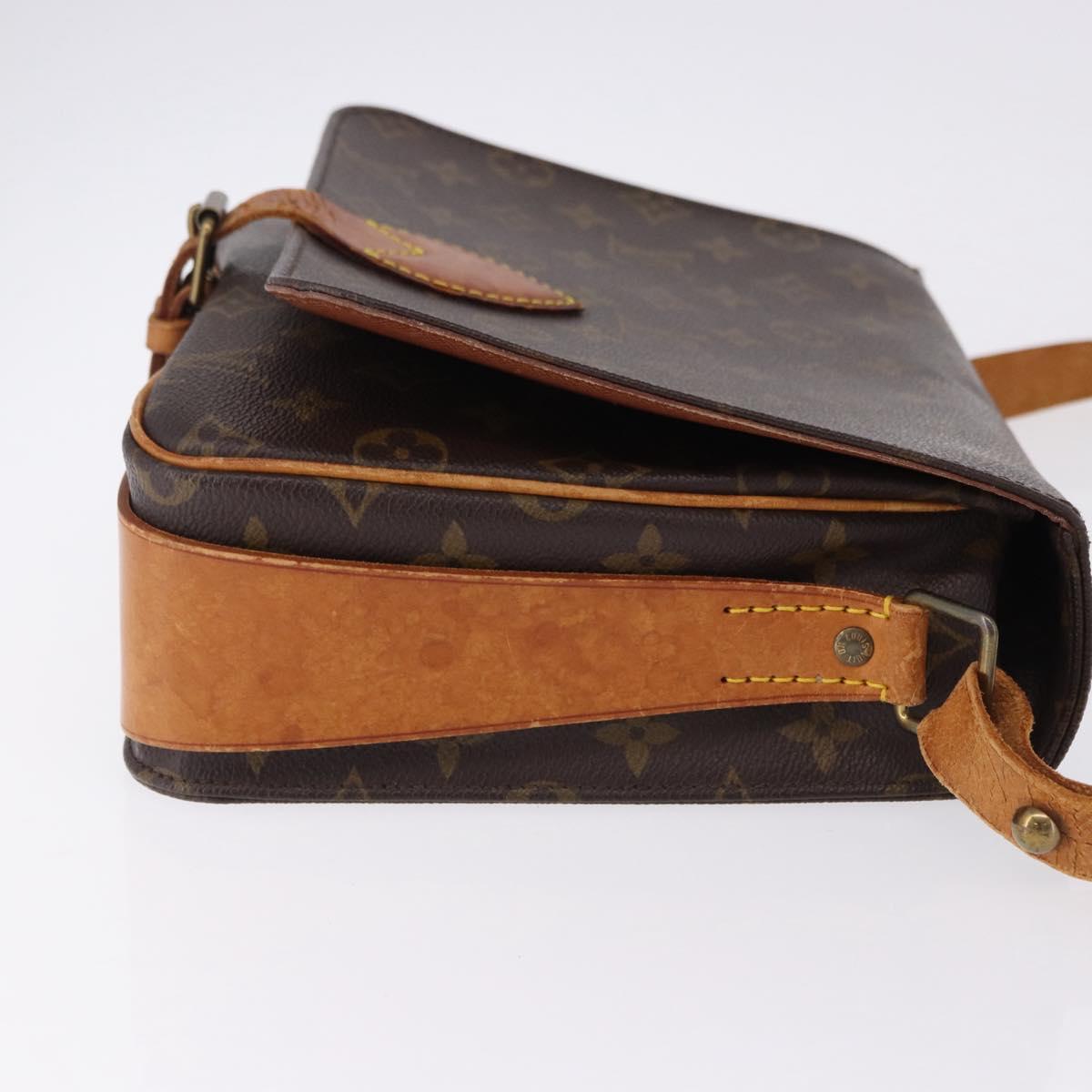 LOUIS VUITTON Monogram Cartouchiere GM Shoulder Bag M51252 LV Auth 194556