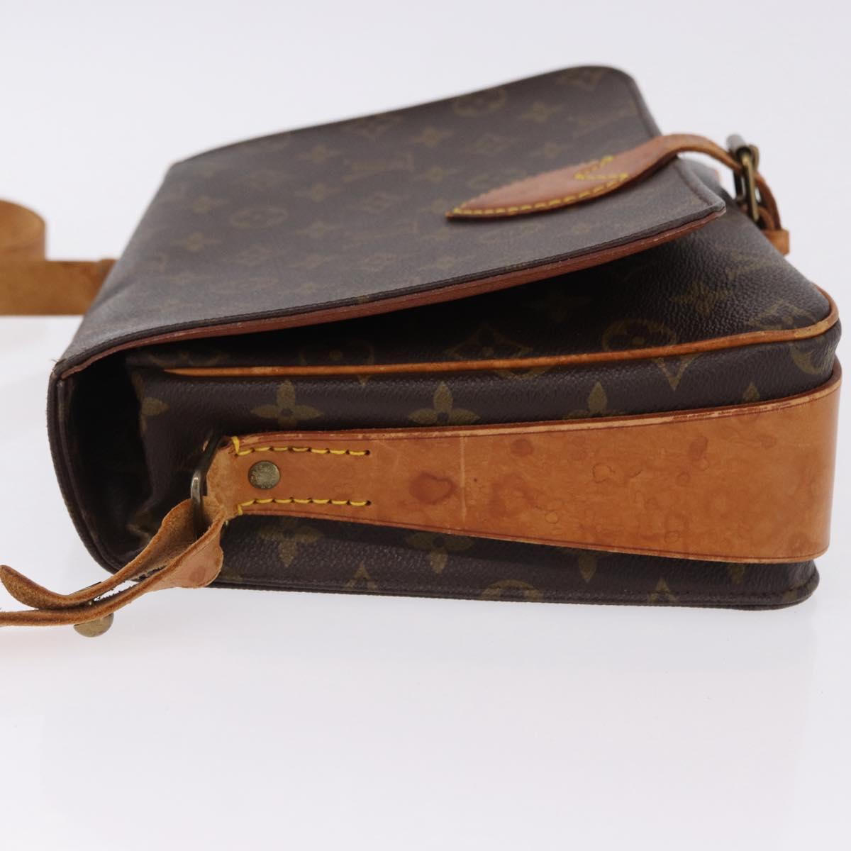 LOUIS VUITTON Monogram Cartouchiere GM Shoulder Bag M51252 LV Auth 194556