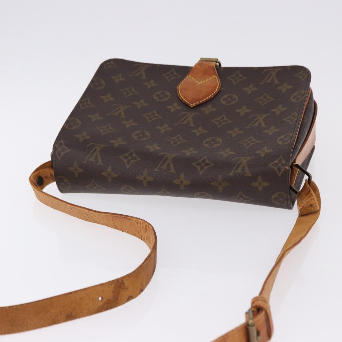 LOUIS VUITTON Monogram Cartouchiere GM Shoulder Bag M51252 LV Auth 194556