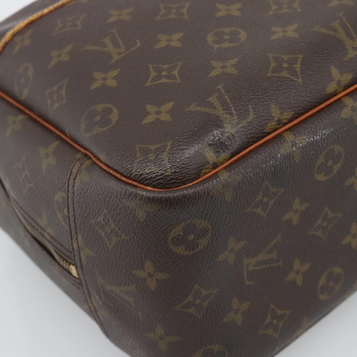 LOUIS VUITTON Monogram Deauville Hand Bag M47270 LV Auth 194557