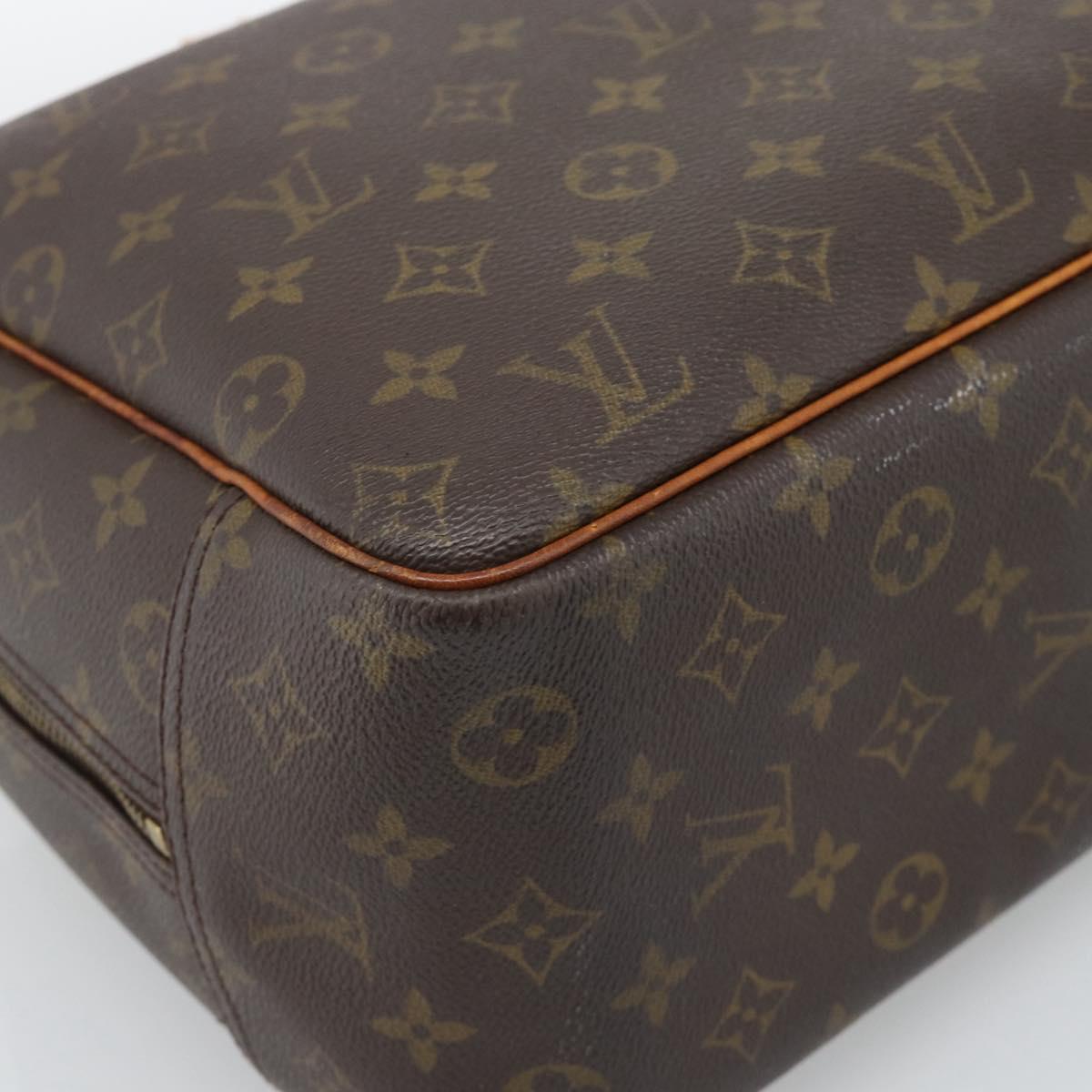 LOUIS VUITTON Monogram Deauville Hand Bag M47270 LV Auth 194557
