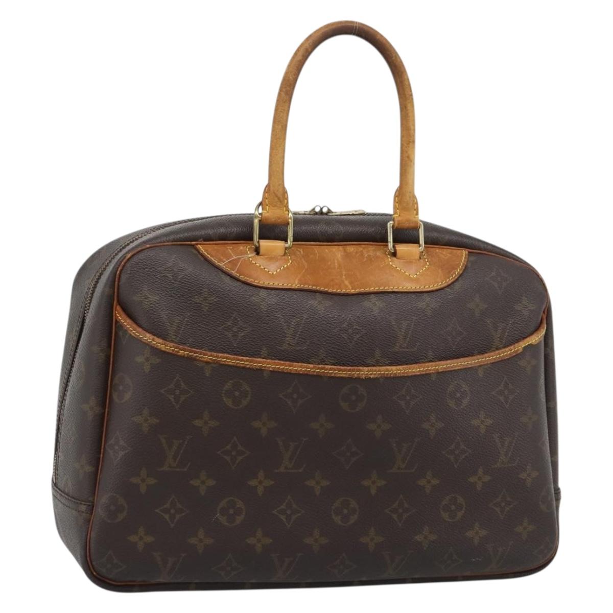 LOUIS VUITTON Monogram Deauville Hand Bag M47270 LV Auth 194557