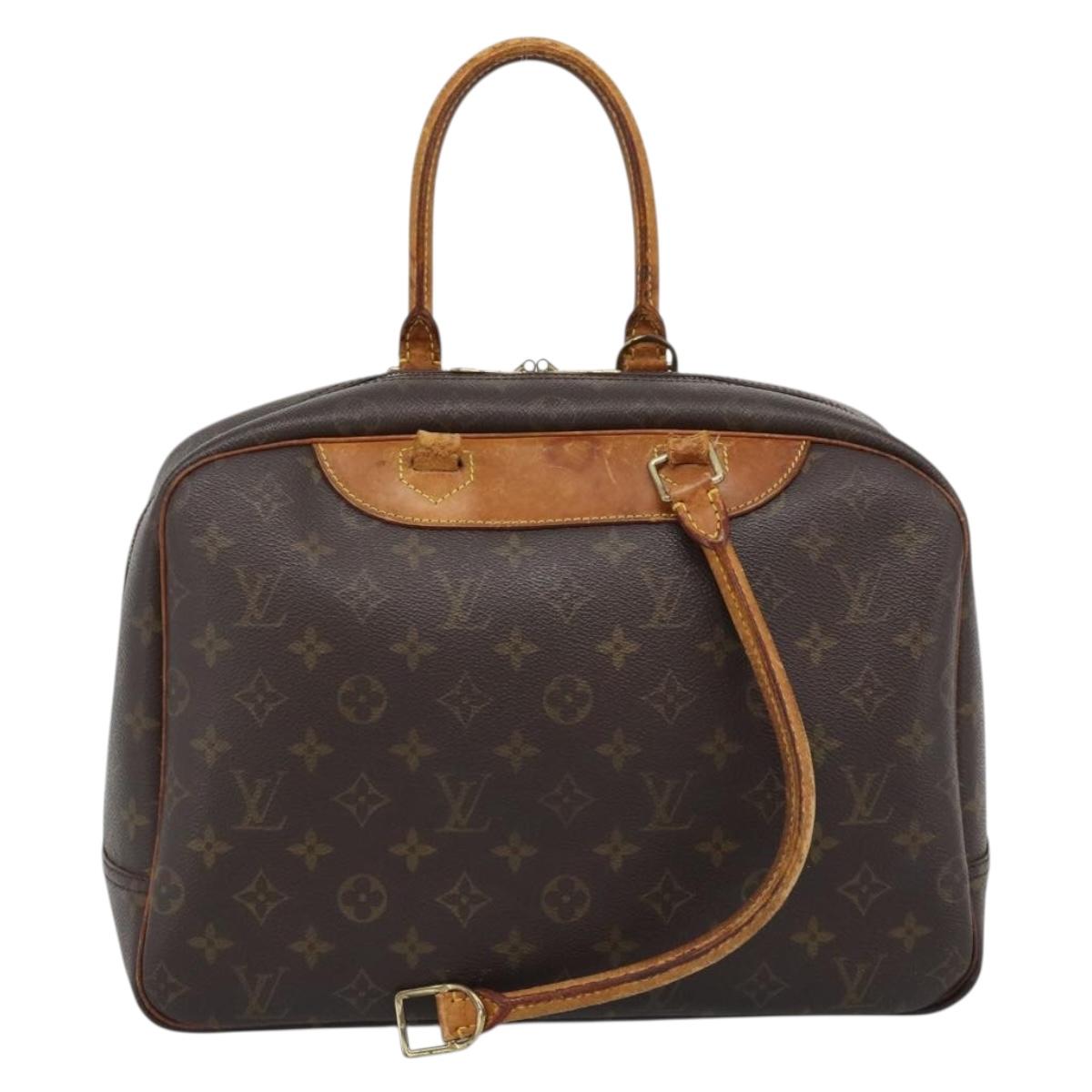 LOUIS VUITTON Monogram Deauville Hand Bag M47270 LV Auth 194557