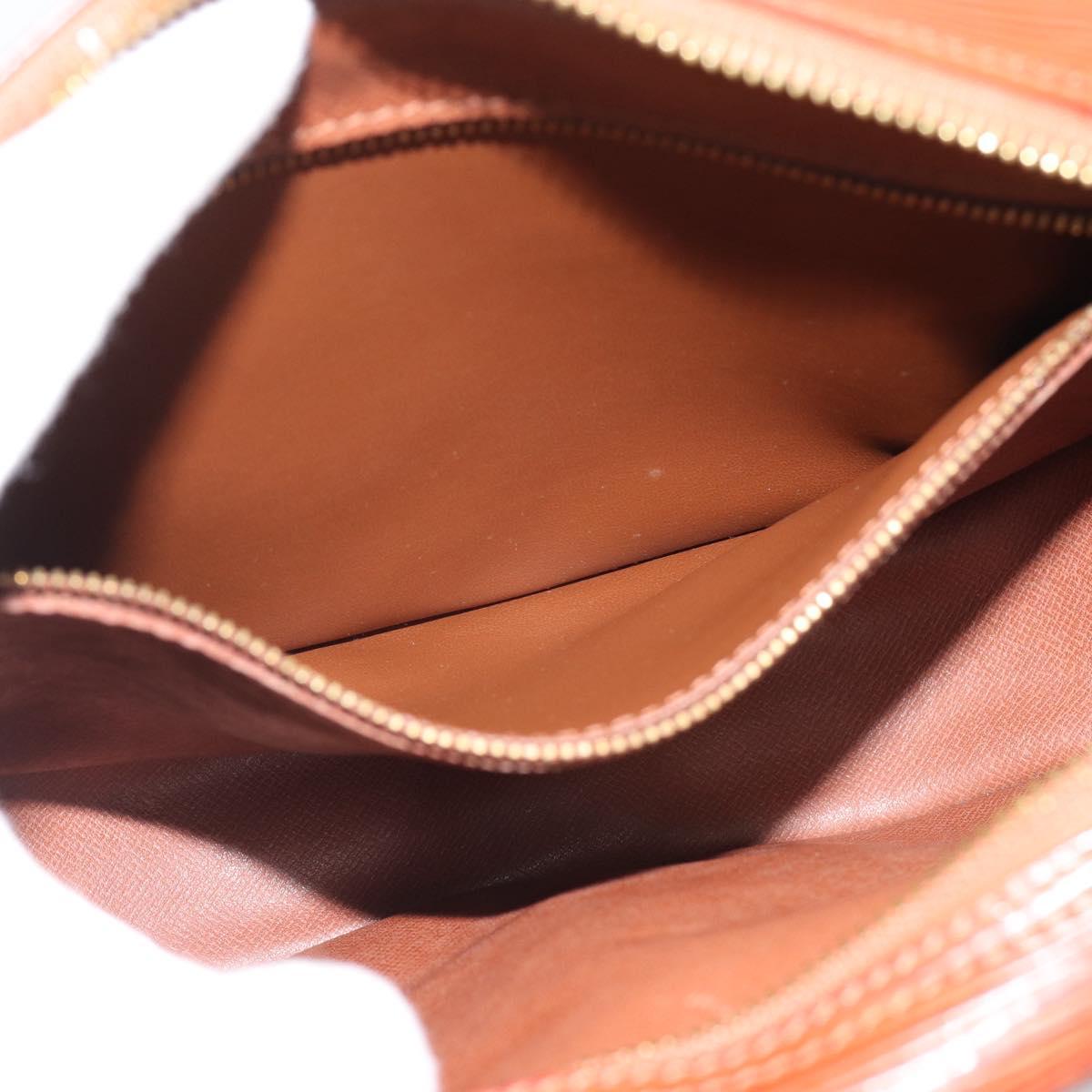 LOUIS VUITTON Epi Jeune Fille MM Shoulder Bag Brown M52153 LV Auth 194559