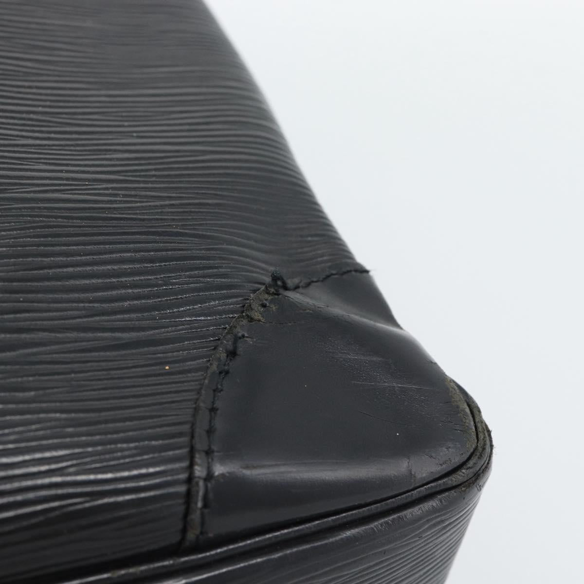 LOUIS VUITTON Epi Porte Documents Voyage Business Bag Black M40321 Auth 194561
