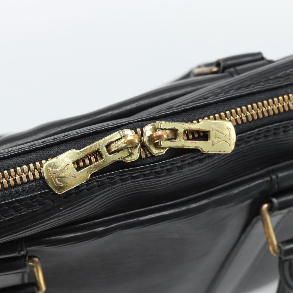 LOUIS VUITTON Epi Porte Documents Voyage Business Bag Black M40321 Auth 194561