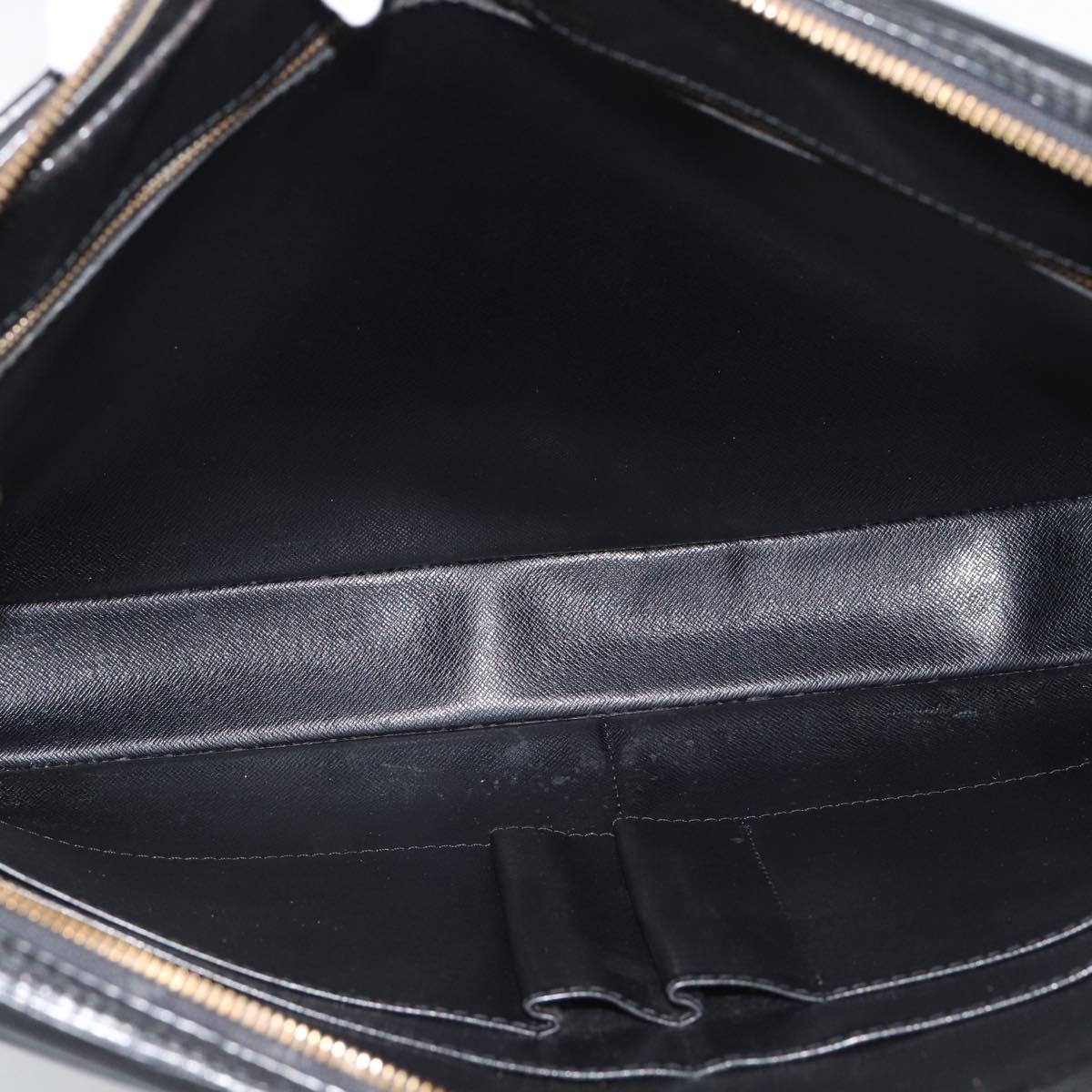 LOUIS VUITTON Epi Porte Documents Voyage Business Bag Black M40321 Auth 194561