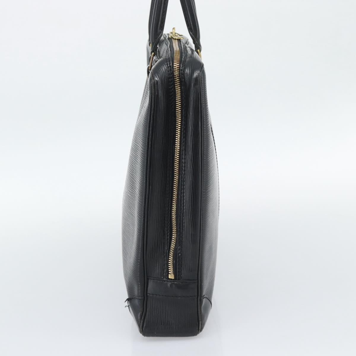 LOUIS VUITTON Epi Porte Documents Voyage Business Bag Black M40321 Auth 194561
