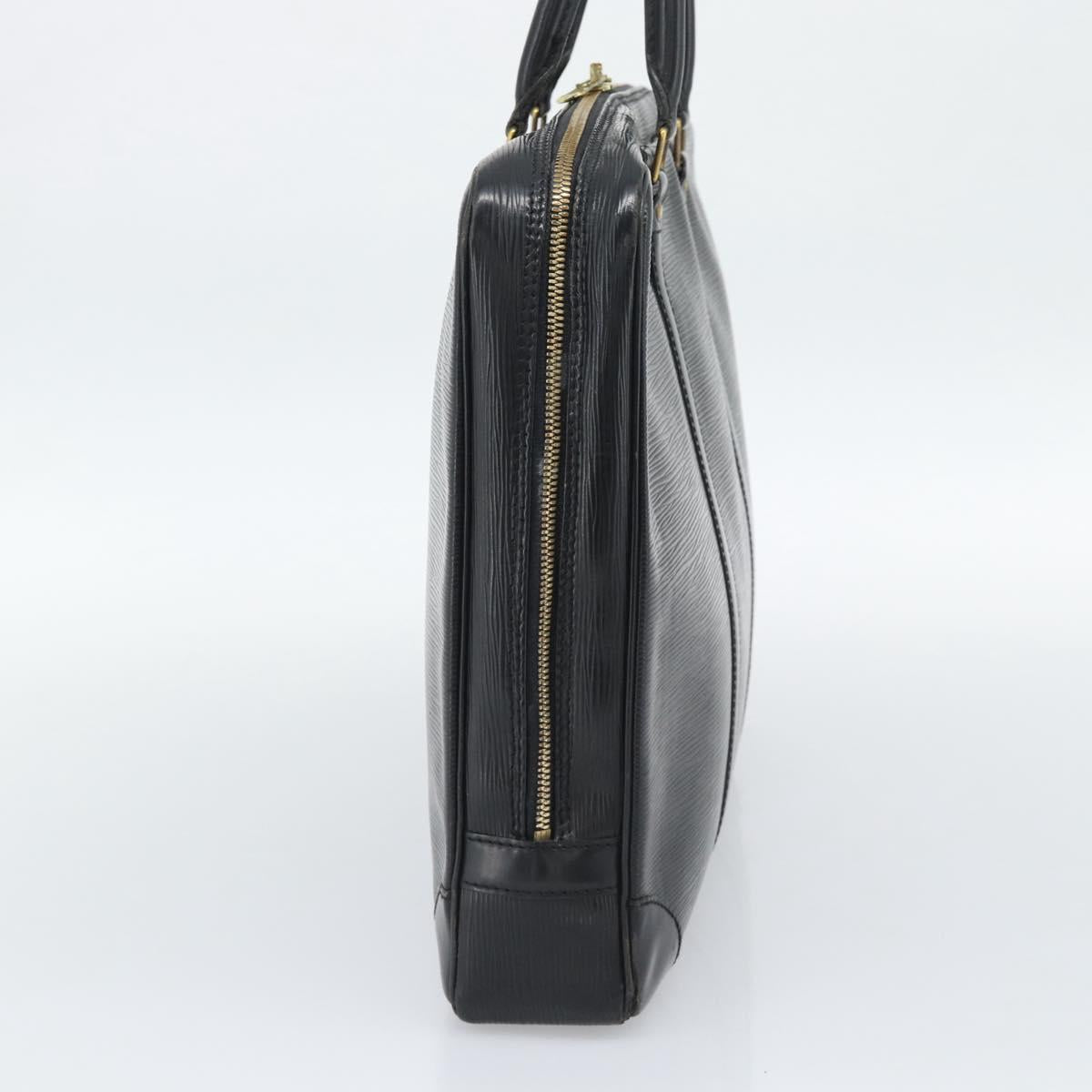 LOUIS VUITTON Epi Porte Documents Voyage Business Bag Black M40321 Auth 194561