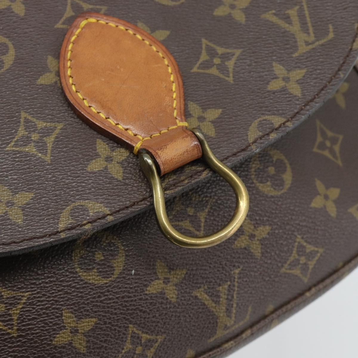 LOUIS VUITTON Monogram Saint Cloud GM Shoulder Bag M51242 LV Auth 194563