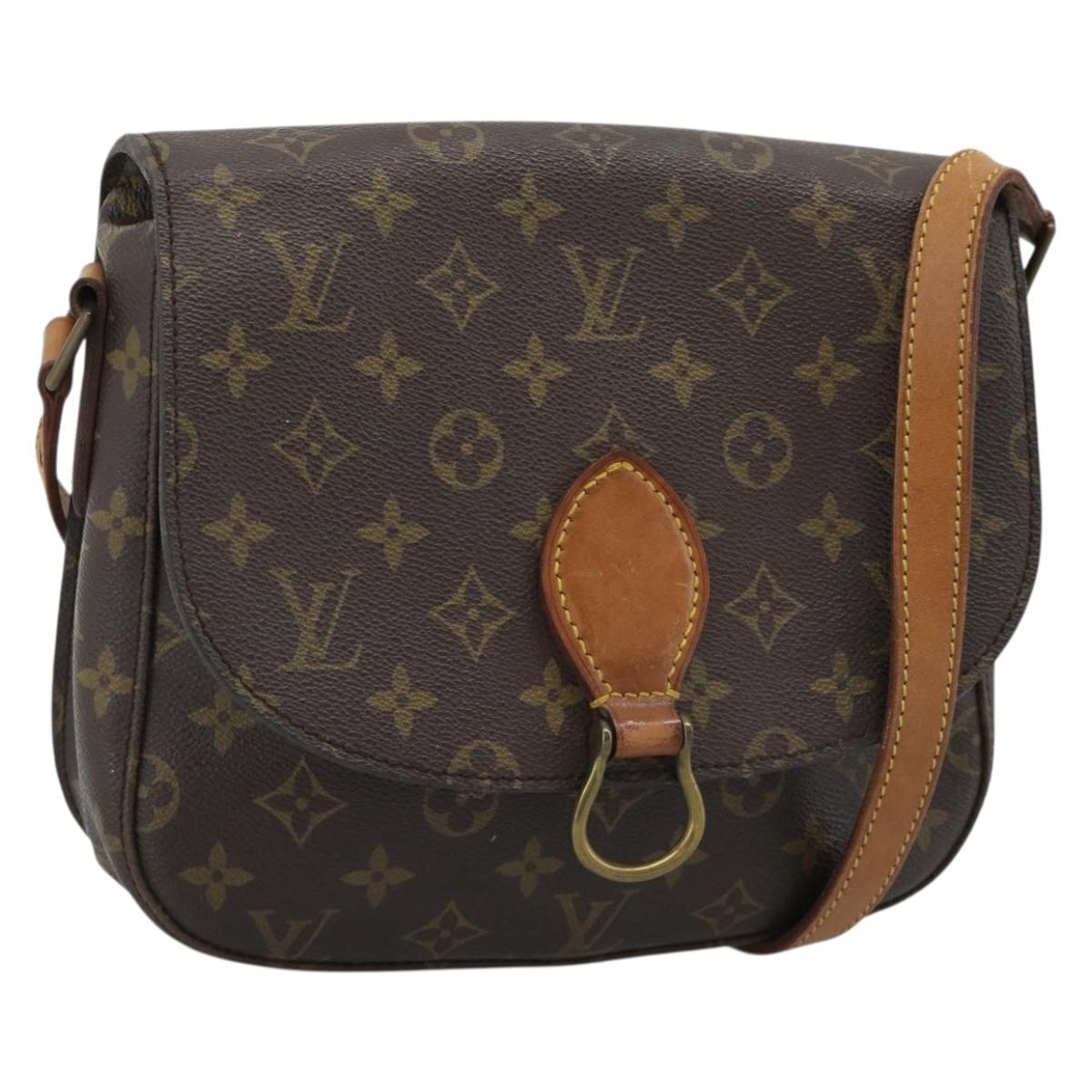 LOUIS VUITTON Monogram Saint Cloud GM Shoulder Bag M51242 LV Auth 194563