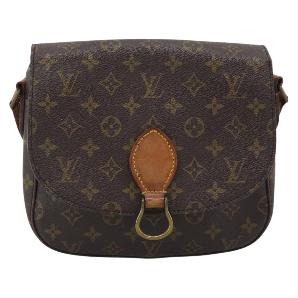 LOUIS VUITTON Monogram Saint Cloud GM Shoulder Bag M51242 LV Auth 194563