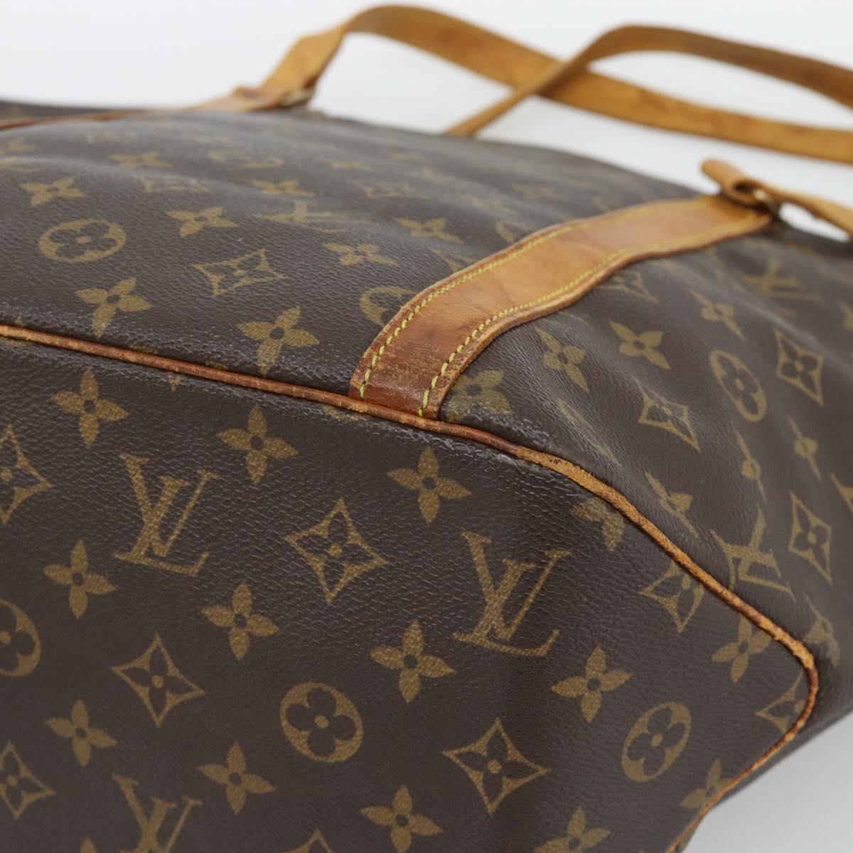 LOUIS VUITTON Monogram Sac Shopping Tote Bag M51108 LV Auth 194564