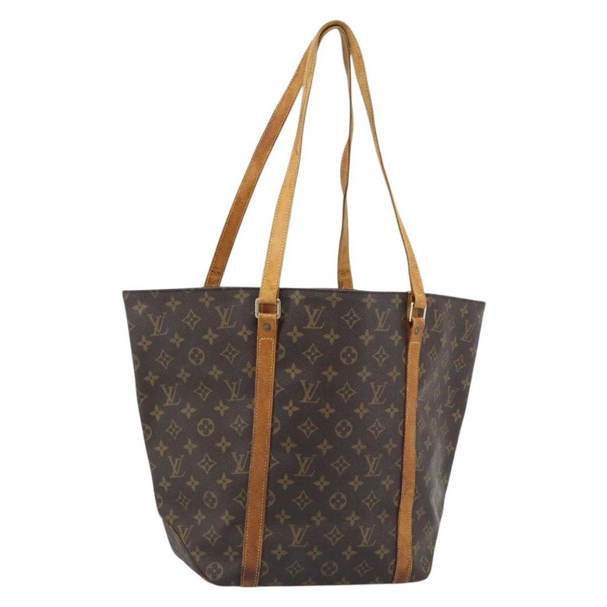 LOUIS VUITTON Monogram Sac Shopping Tote Bag M51108 LV Auth 194564