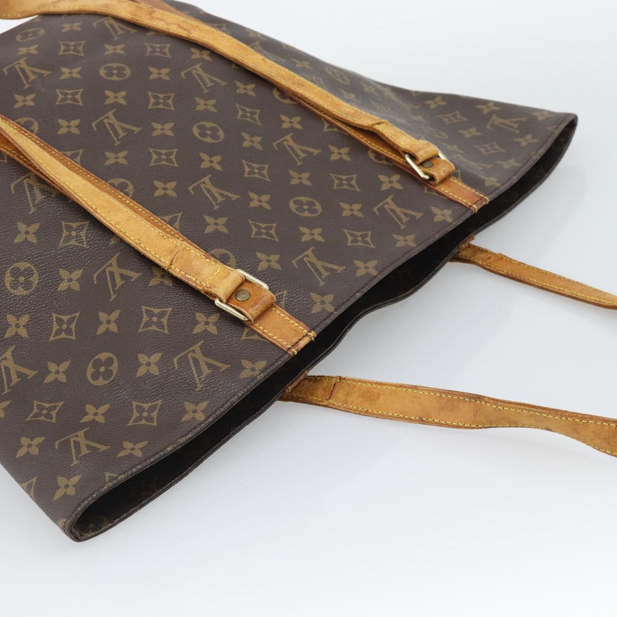 LOUIS VUITTON Monogram Sac Shopping Tote Bag M51108 LV Auth 194564