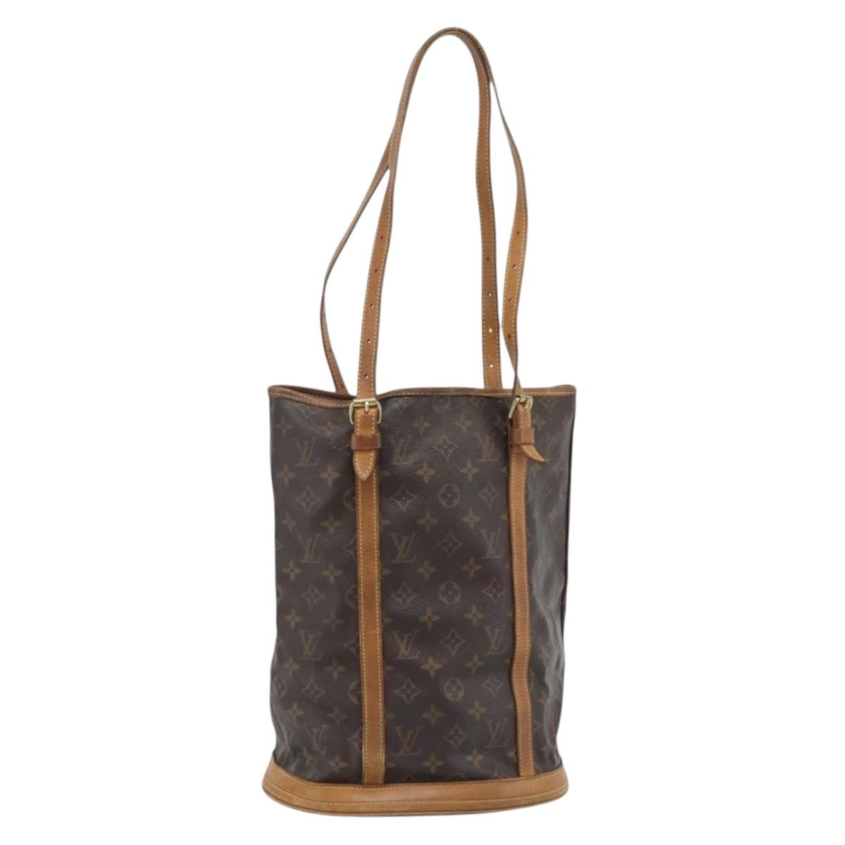 LOUIS VUITTON Monogram Bucket GM Shoulder Bag M42236 LV Auth 194566
