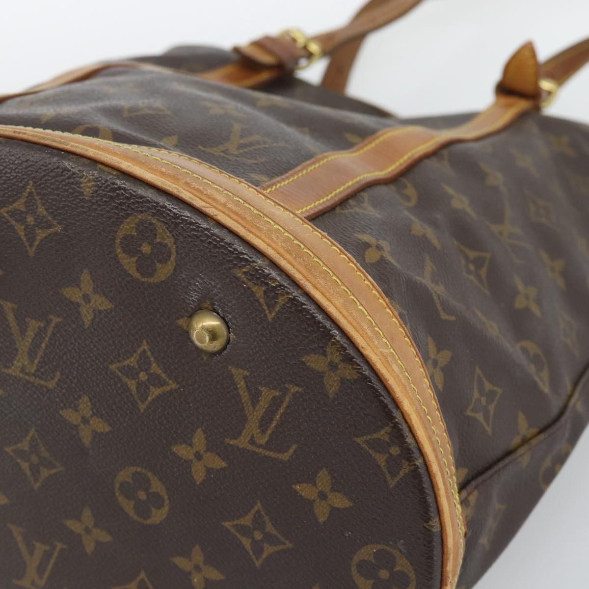 LOUIS VUITTON Monogram Bucket GM Shoulder Bag M42236 LV Auth 194566