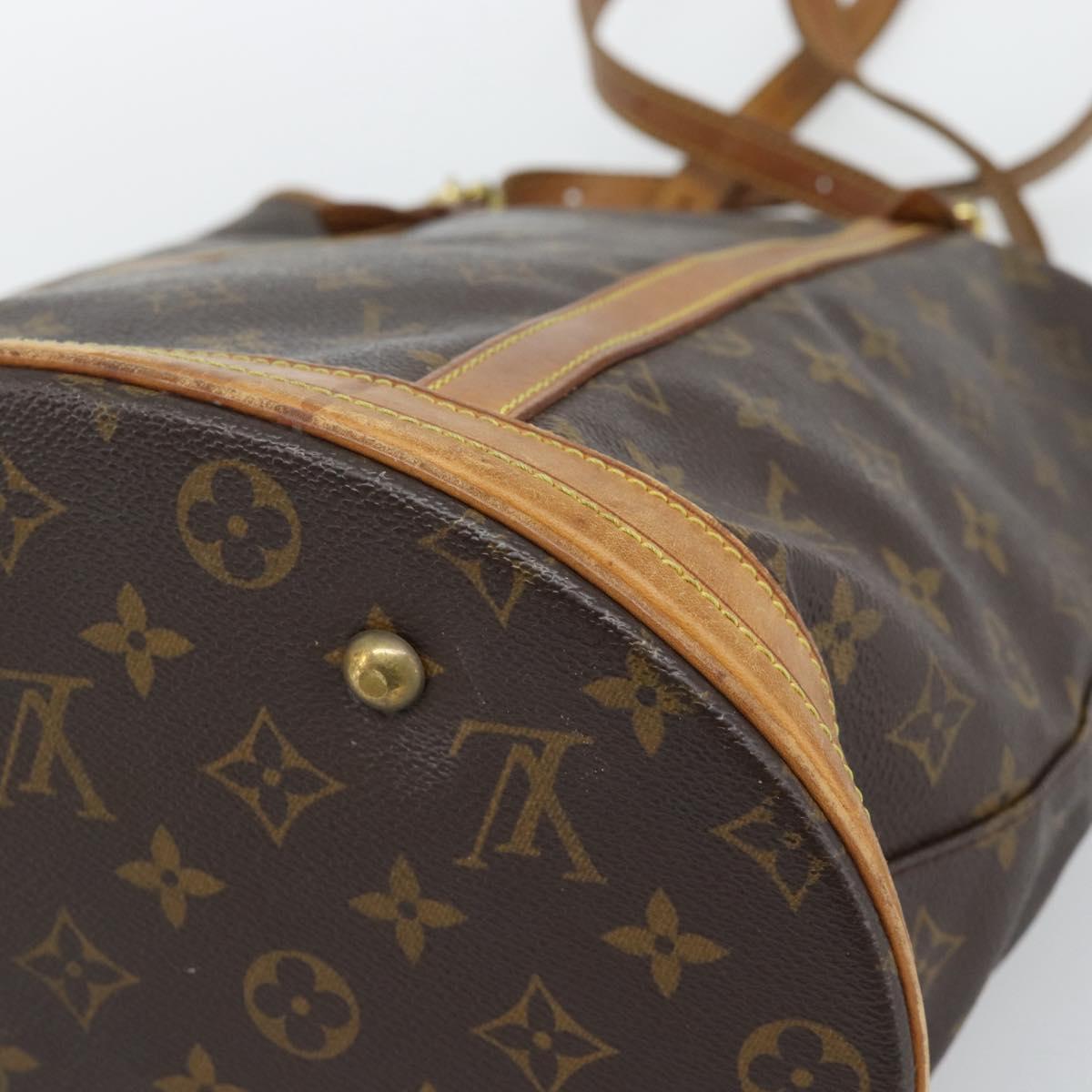 LOUIS VUITTON Monogram Bucket GM Shoulder Bag M42236 LV Auth 194566