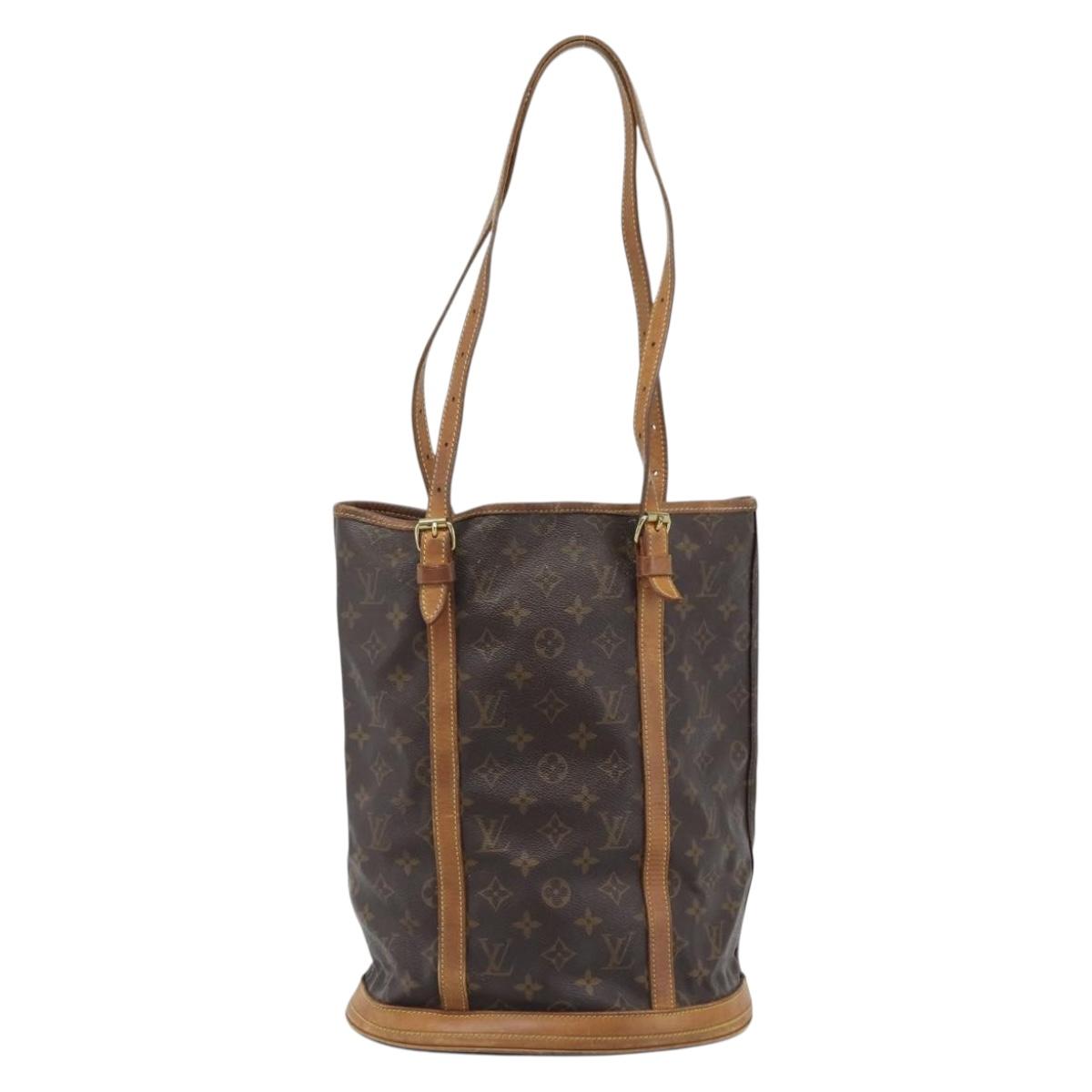 LOUIS VUITTON Monogram Bucket GM Shoulder Bag M42236 LV Auth 194566