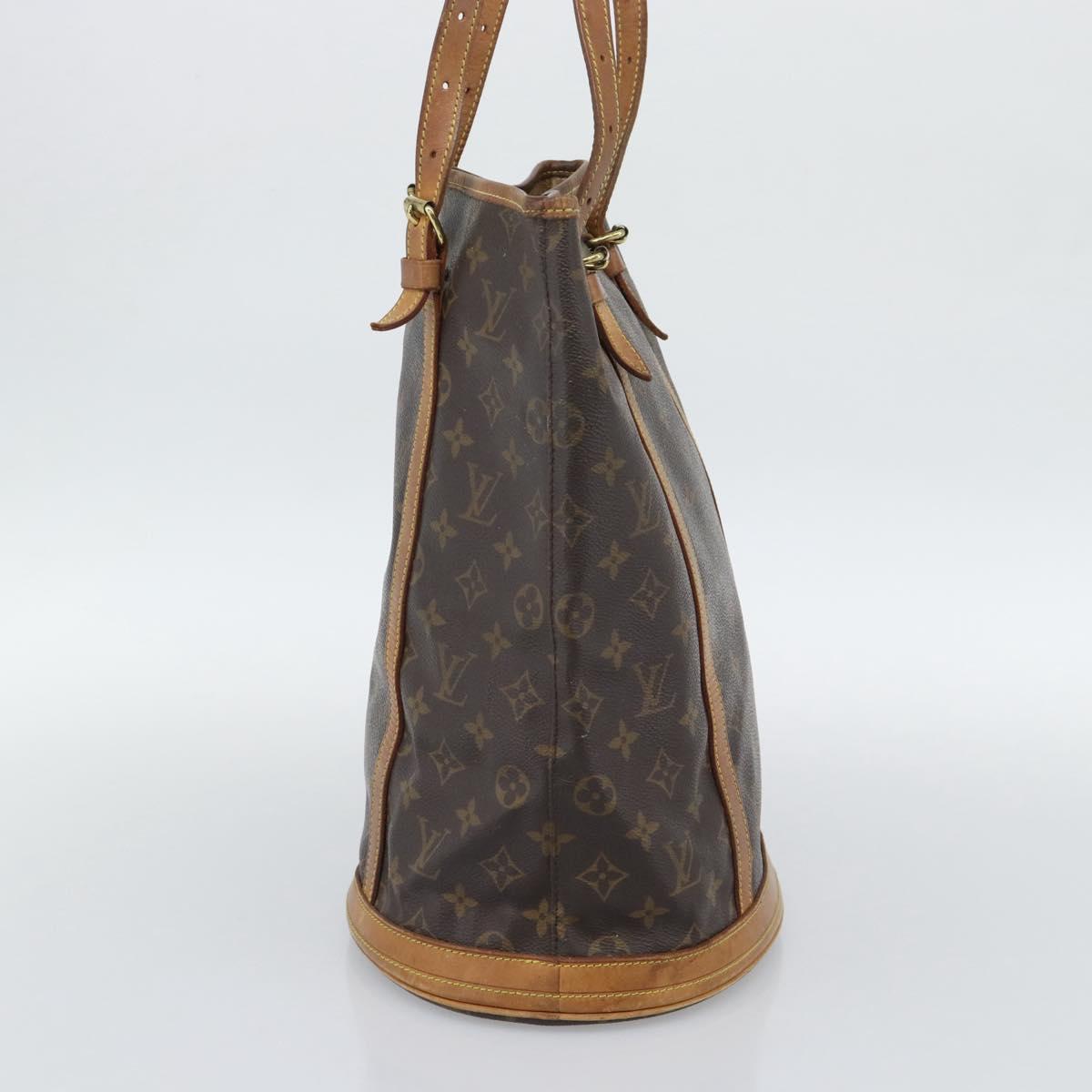 LOUIS VUITTON Monogram Bucket GM Shoulder Bag M42236 LV Auth 194566
