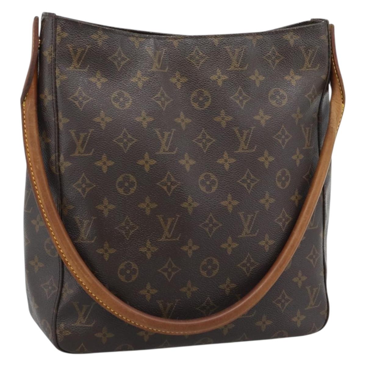 LOUIS VUITTON Monogram Looping GM Shoulder Bag M51145 LV Auth 194567