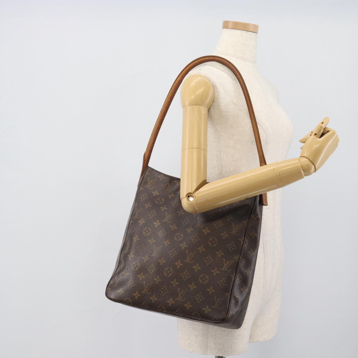 LOUIS VUITTON Monogram Looping GM Shoulder Bag M51145 LV Auth 194567