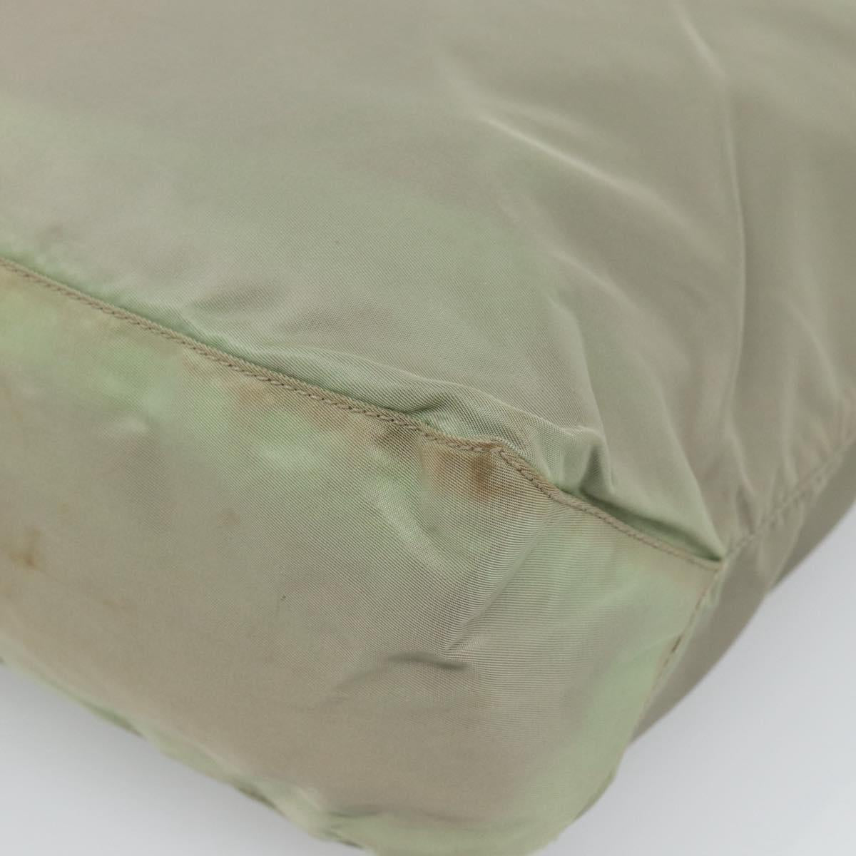 PRADA Tote Bag Nylon Green Auth 194568