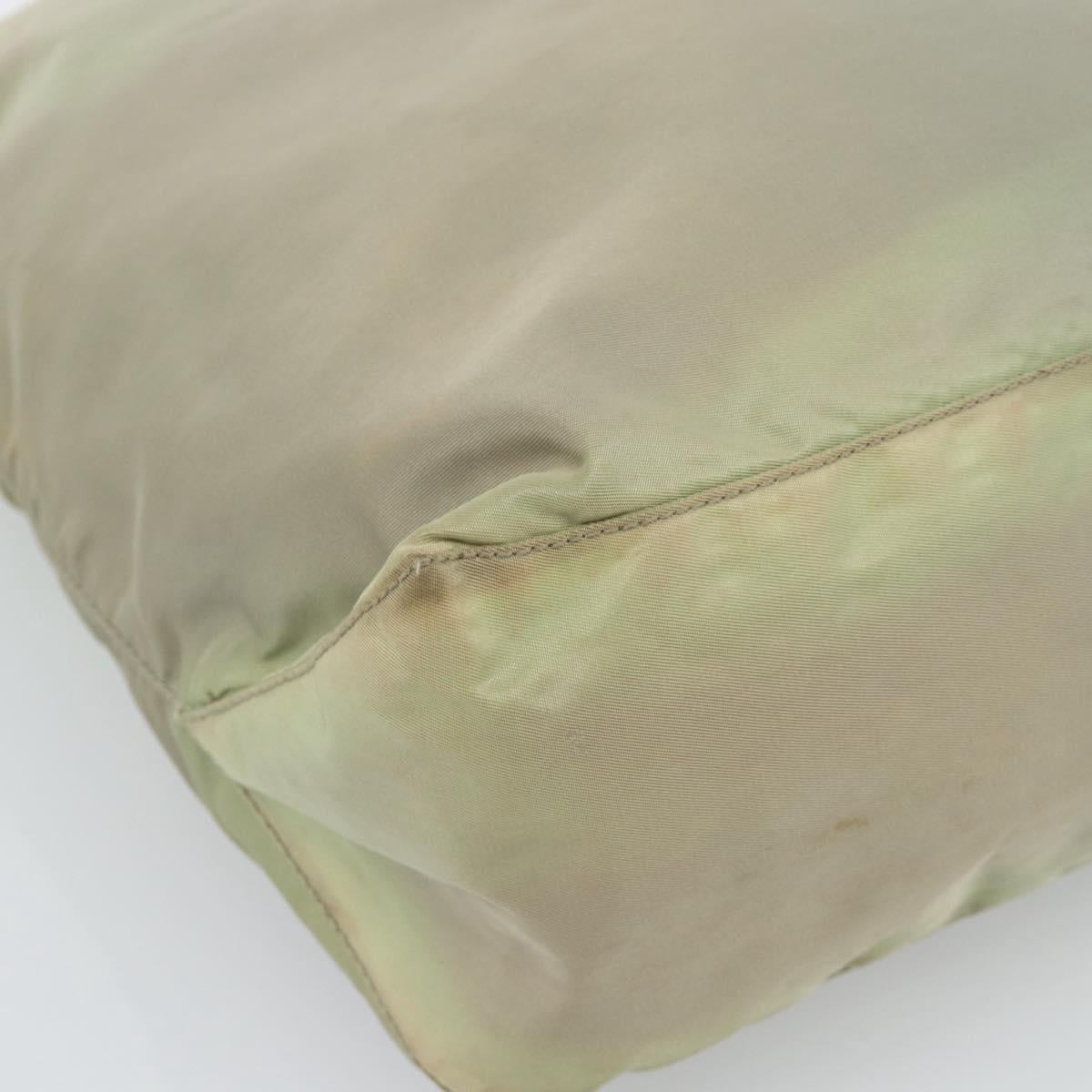 PRADA Tote Bag Nylon Green Auth 194568