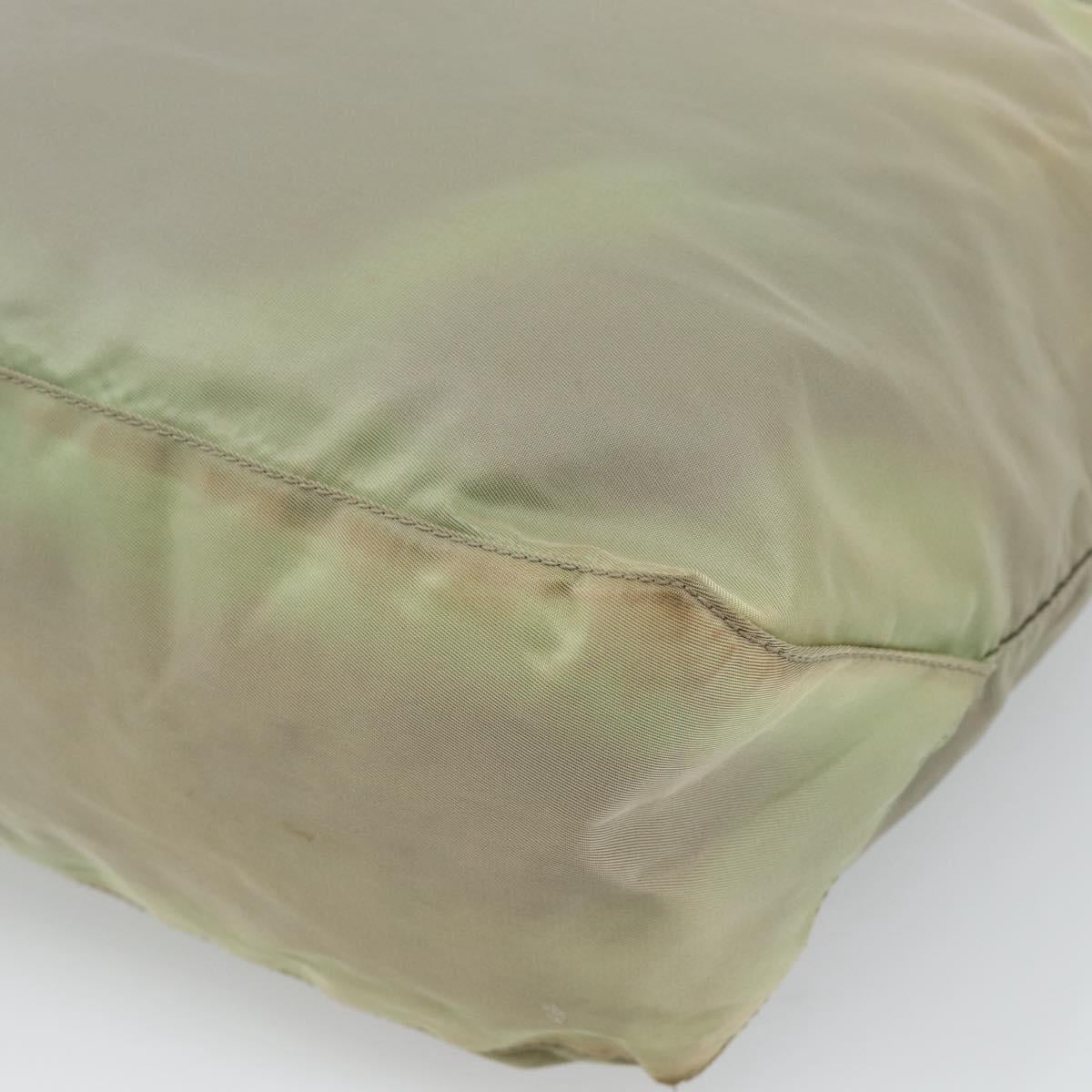 PRADA Tote Bag Nylon Green Auth 194568