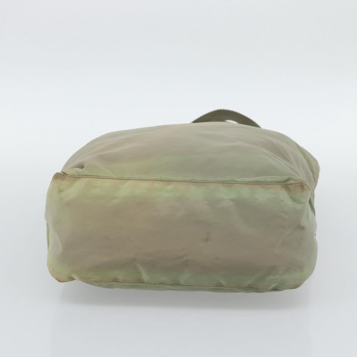 PRADA Tote Bag Nylon Green Auth 194568