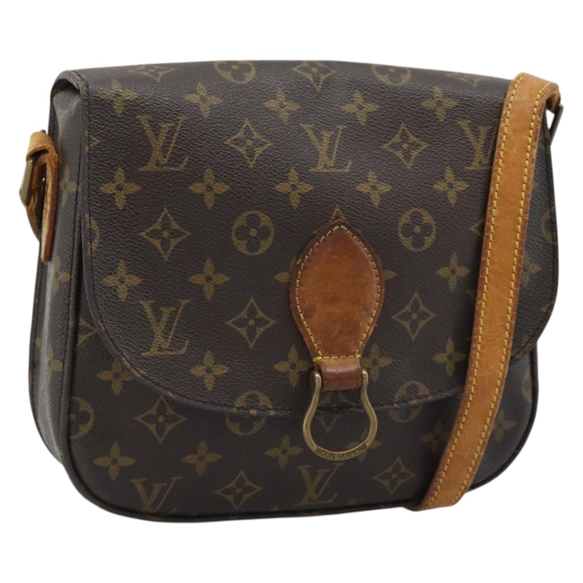 LOUIS VUITTON Monogram Saint Cloud GM Shoulder Bag M51242 LV Auth 194571