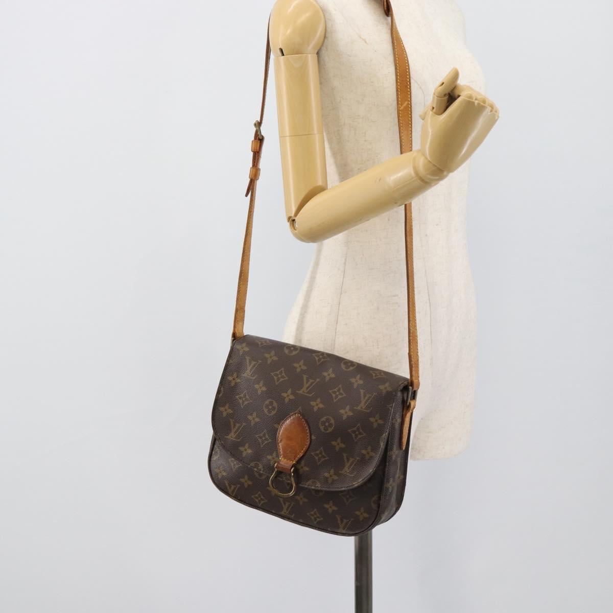 LOUIS VUITTON Monogram Saint Cloud GM Shoulder Bag M51242 LV Auth 194571