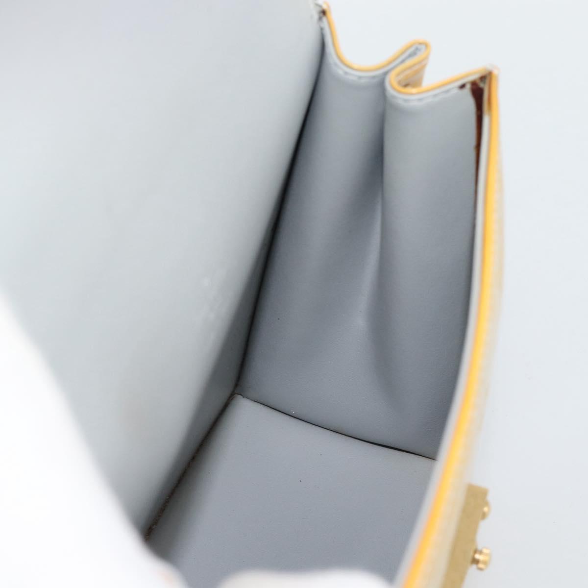 LOUIS VUITTON Monogram Vernis Spring Street Hand Bag Gris M91029 LV Auth 194572