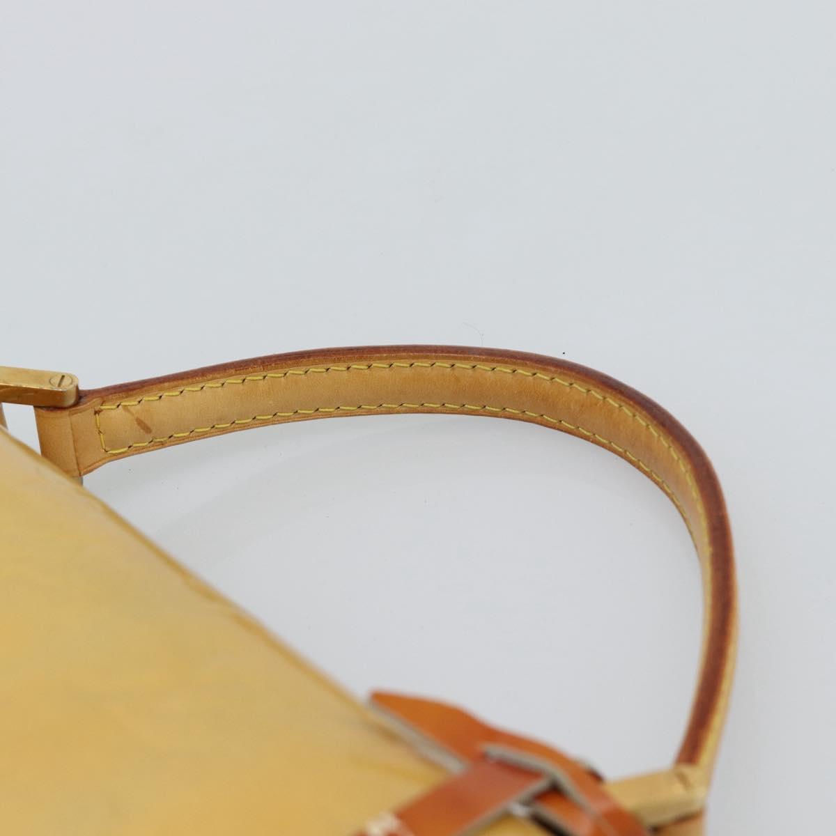 LOUIS VUITTON Monogram Vernis Spring Street Hand Bag Gris M91029 LV Auth 194572