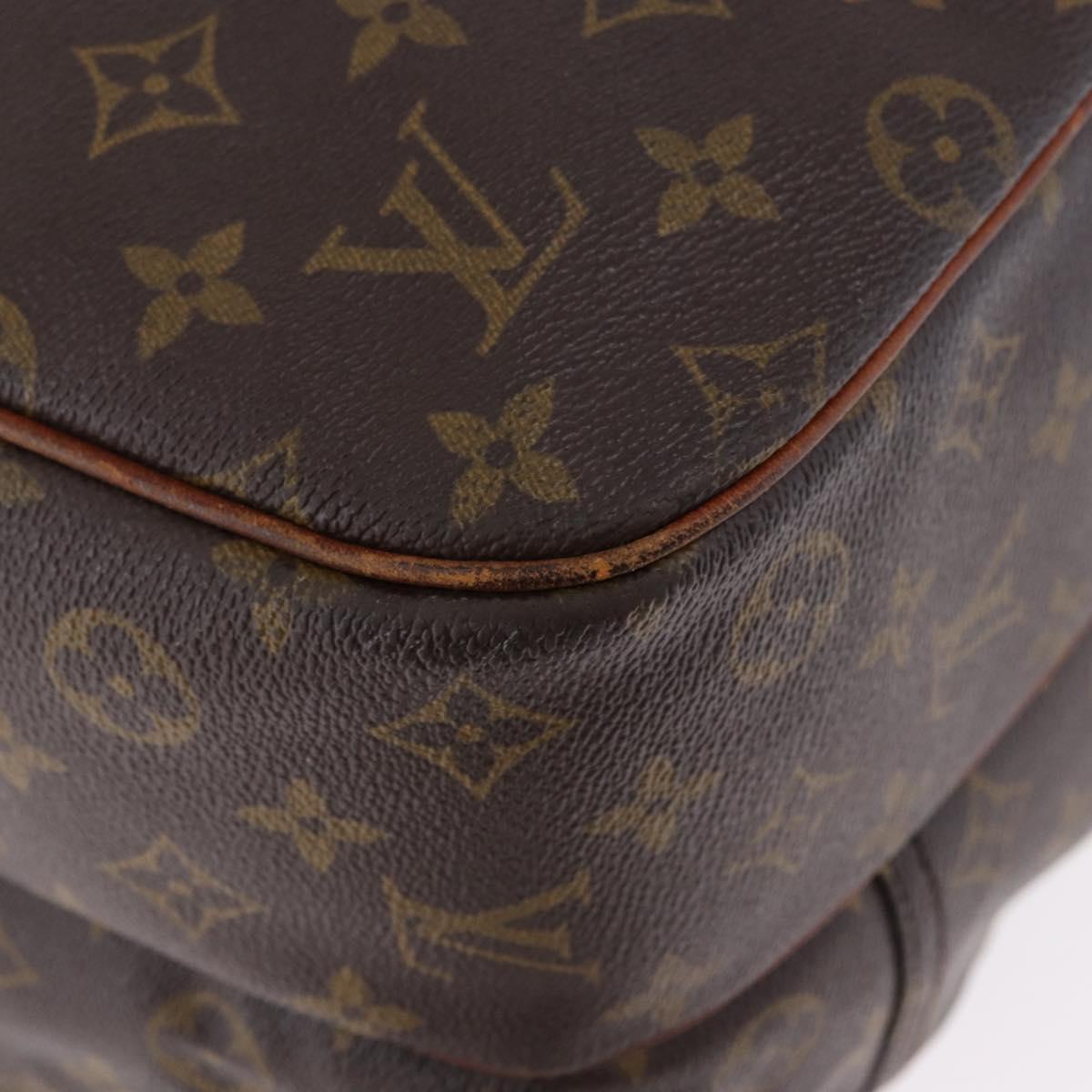 LOUIS VUITTON Monogram Alize de Poche Boston Bag 2way M41392 LV Auth 194574